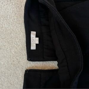 LOFT Elegant Black Skirt